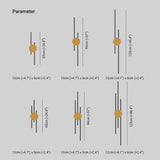Saela Modern Linear 2 Colour Metal Wall Lamp
