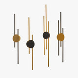Saela Modern Linear 2 Colour Metal Wall Lamp