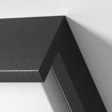 Ray Modern Minimalist Rectangular Metal Outdoor Wall Lamp, Black