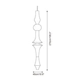 Zyora Sculptural Paper Pendant Lamp