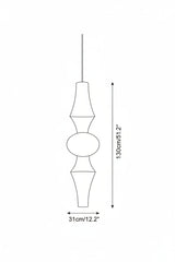 Zyora Sculptural Paper Pendant Lamp