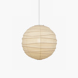Luna Pendant Light Japanese Paper Globe