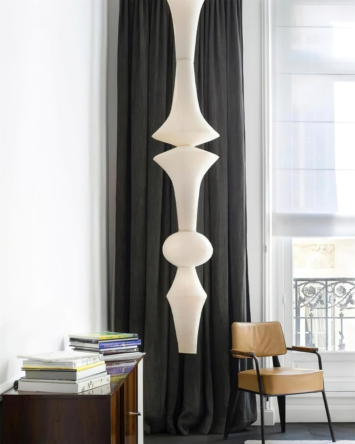 Zyora Sculptural Paper Pendant Lamp