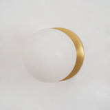 Lynq Alabaster Mini Orb Wall Lamp