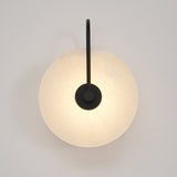Kristy Alabaster LED Wall Lamp Round Iconic Circular