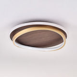 Arisha Modern Rund Dimmable Ceiling Light Gold Metal Bedroom