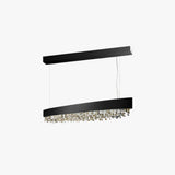 Kristy Modern Crystal Pendant Light Black/White/Brown/Gold