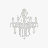 Silva Luxury Candlestick Clear Crystal Chandelier
