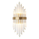 Kristy Luxury Gold Crystal Bedroom Bedside Wall Lamp