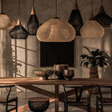 Evelyn Braided Rattan Livingroom Pendant Lamp