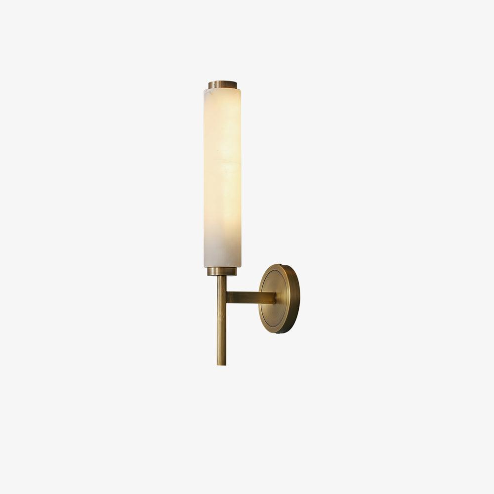 Jern Art Deco Alabaster Wall Lamp