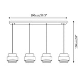 Ritta Pendant Light Travertine