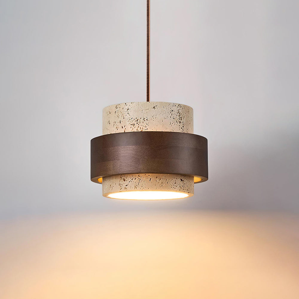 Ritta Pendant Light Travertine