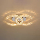 Kristy Crystal Ceiling Light  Double C