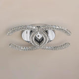 Kristy Crystal Ceiling Light  Double C