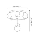 Quen Cute Cake Bear Ceiling Light