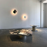 Beatrice Artistic Black Glass Wall Lamp