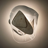 Beatrice Artistic Black Glass Wall Lamp