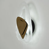 Beatrice Artistic Black Glass Wall Lamp