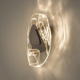 Beatrice Artistic Black Glass Wall Lamp