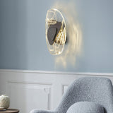 Beatrice Artistic Black Glass Wall Lamp
