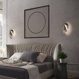Beatrice Artistic Black Glass Wall Lamp