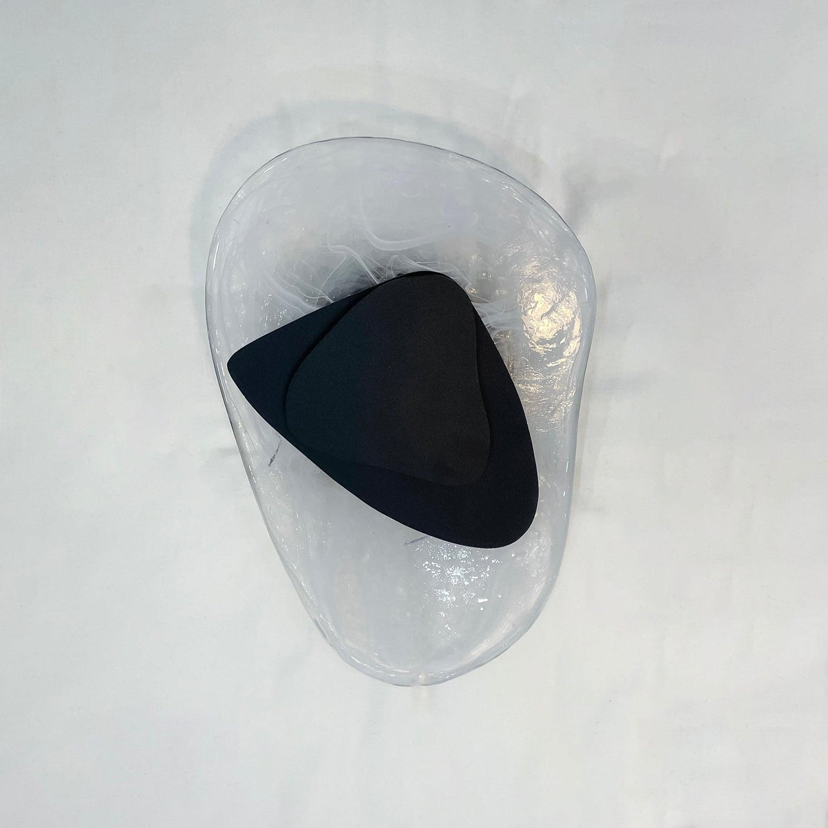 Beatrice Artistic Black Glass Wall Lamp