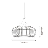 Zivora Natural Bamboo Rattan Pendant Light