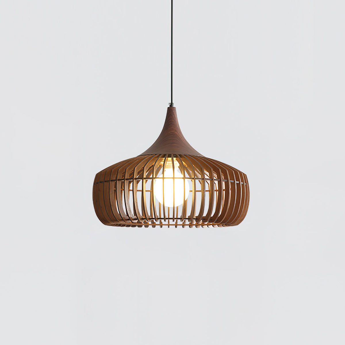 Zivora Natural Bamboo Rattan Pendant Light