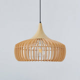 Zivora Natural Bamboo Rattan Pendant Light