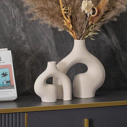Abstract Arch Ceramic Vase