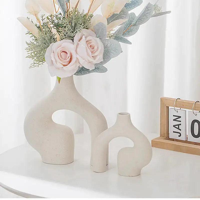 Abstract Arch Ceramic Vase
