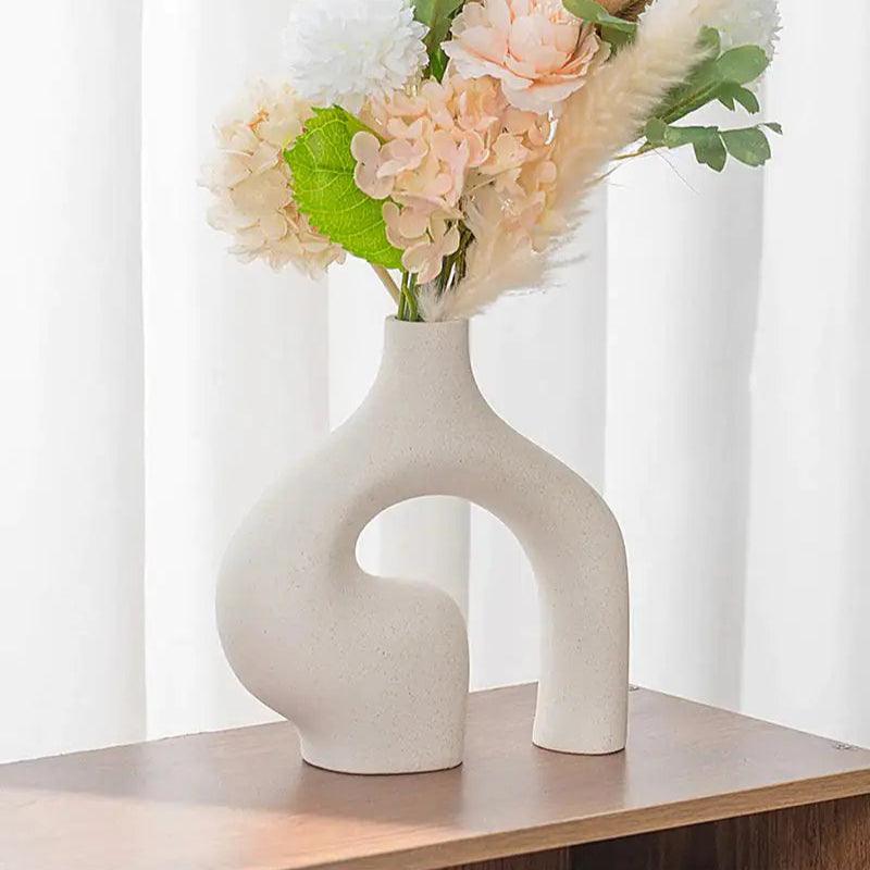 Abstract Arch Ceramic Vase