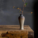 Earth-Tone Ceramic Bud Vase