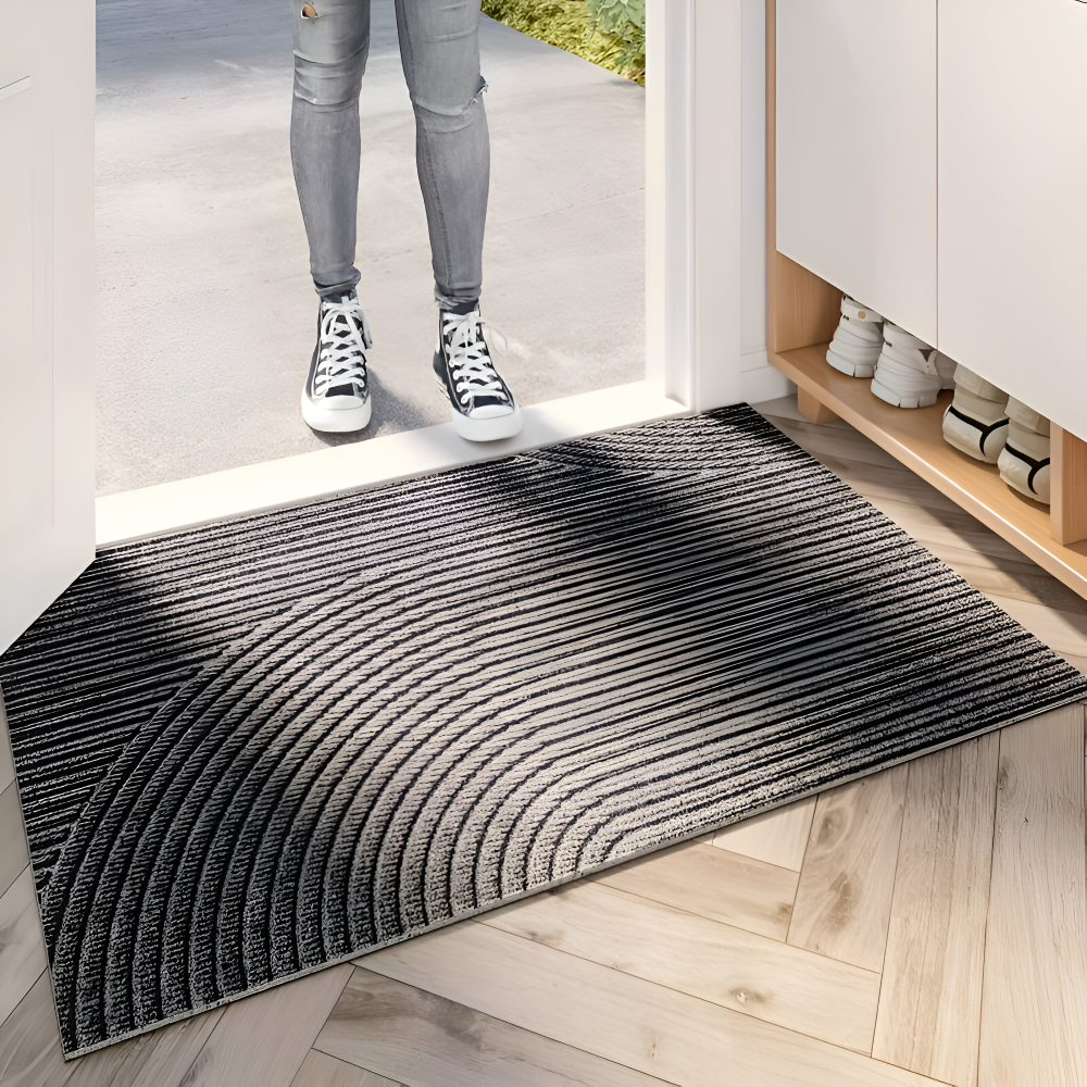 Architectural Linear Non-Slip PVC Doormat