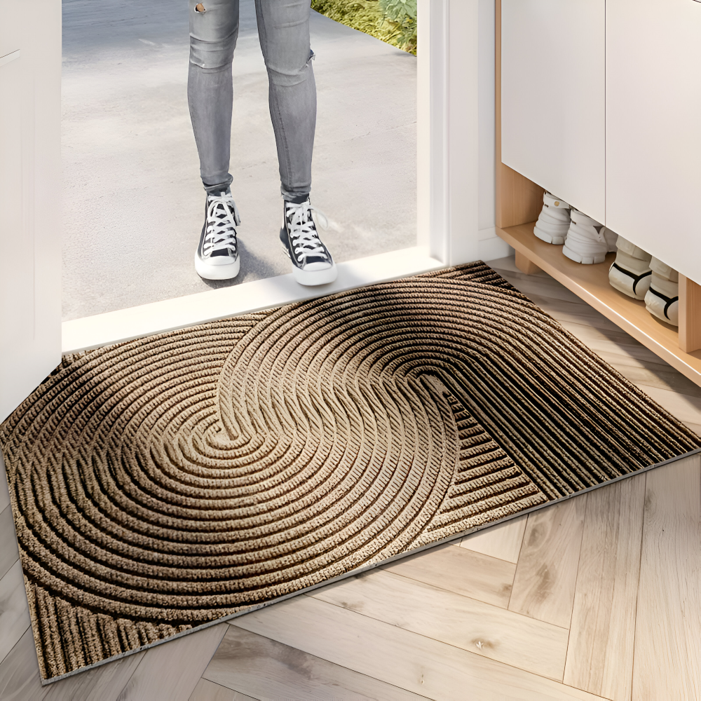 Architectural Linear Non-Slip PVC Doormat