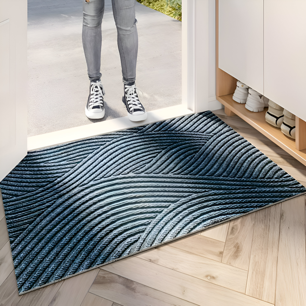 Architectural Linear Non-Slip PVC Doormat