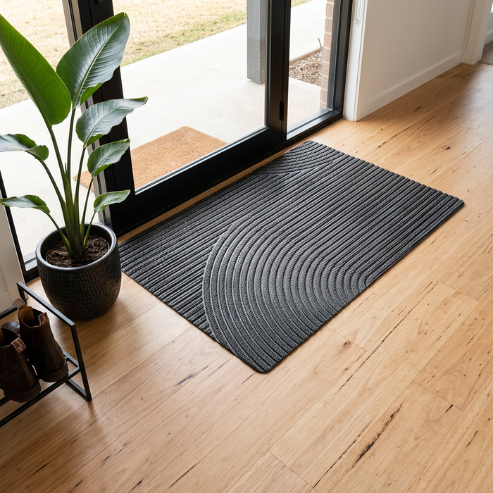 Architectural Linear Non-Slip PVC Doormat