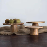 Timber Pedestal Display Tray