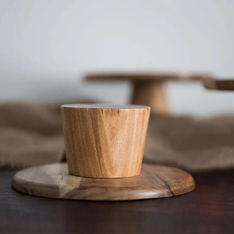 Timber Pedestal Display Tray