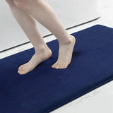 Absorbent Non-Slip Velvet Memory Foam Bath Mat