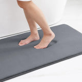 Absorbent Non-Slip Velvet Memory Foam Bath Mat