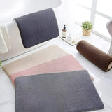 Absorbent Non-Slip Velvet Memory Foam Bath Mat