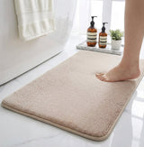 Absorbent Non-Slip Velvet Memory Foam Bath Mat