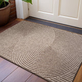 Non-Slip 3D Groove Wear-Resistant Polyester Doormat