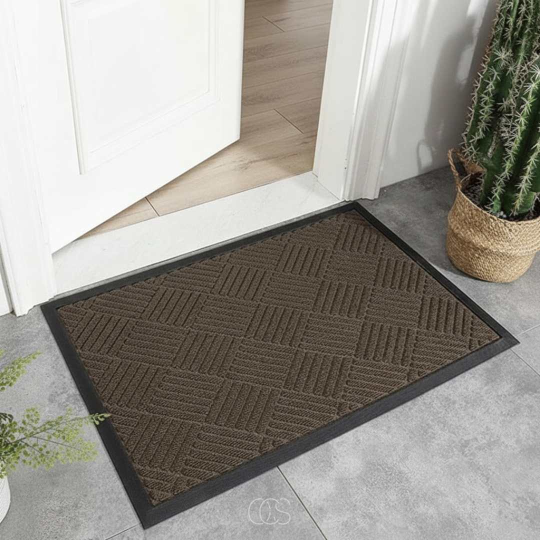 Non-Slip Geometric Indoor & Outdoor Entrance Mat