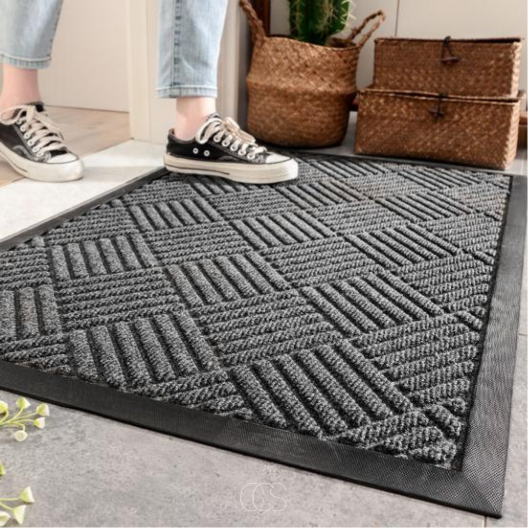 Non-Slip Geometric Indoor & Outdoor Entrance Mat