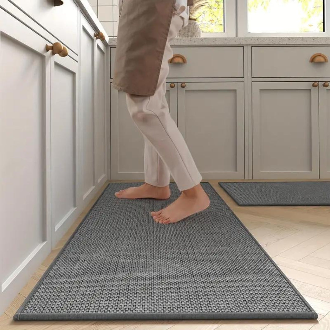 Anti-Fatigue Non-Slip Arid Slope Kitchen Mat Set