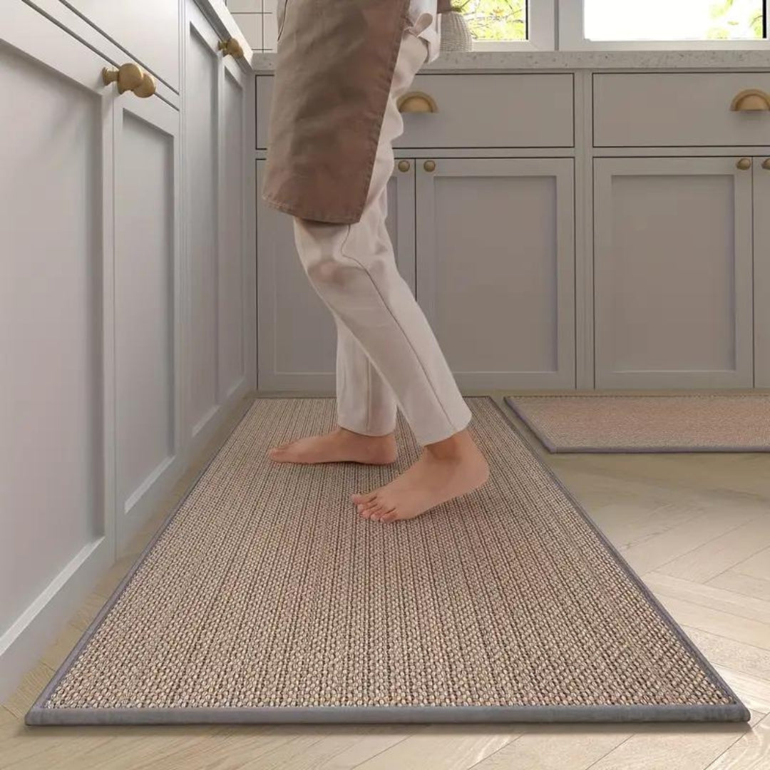 Anti-Fatigue Non-Slip Arid Slope Kitchen Mat Set