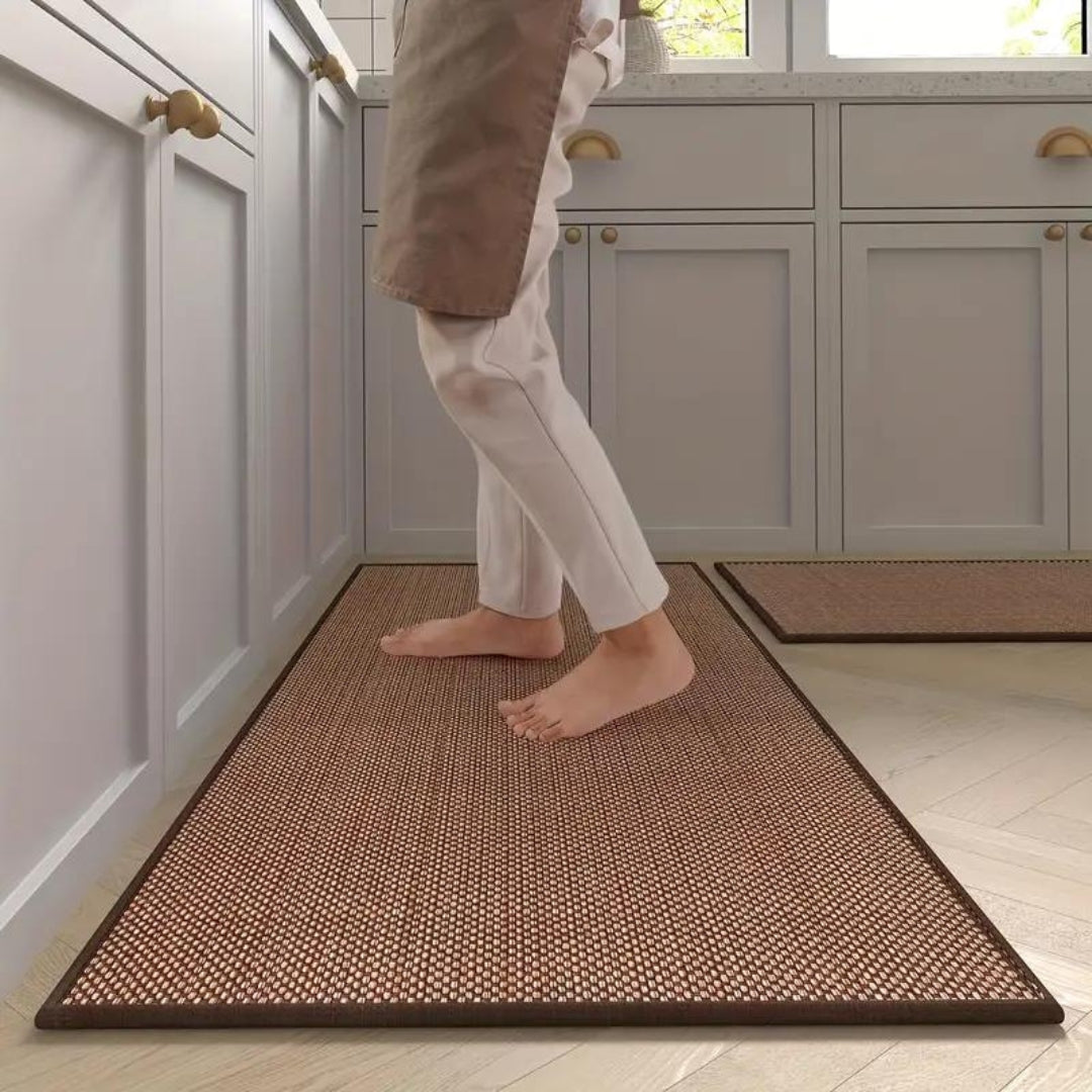 Anti-Fatigue Non-Slip Arid Slope Kitchen Mat Set